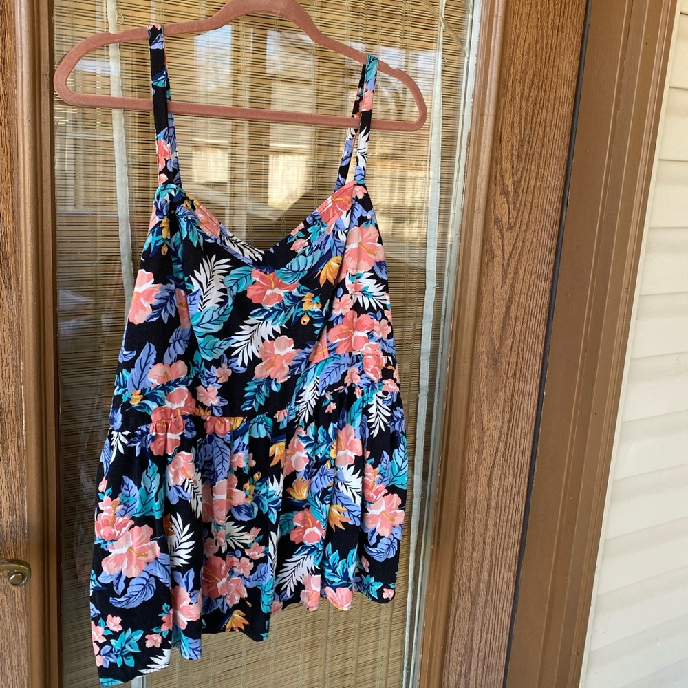 Tropical Torrid babydoll came from Torrid.